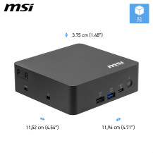 MSI Cubi NUC AI+ 3MG-004EU Intel Core Ultra 5 322 16GB(8GB*2) SSD512GB W11P - Nero NUC AI+ 3MG-004EU MSI