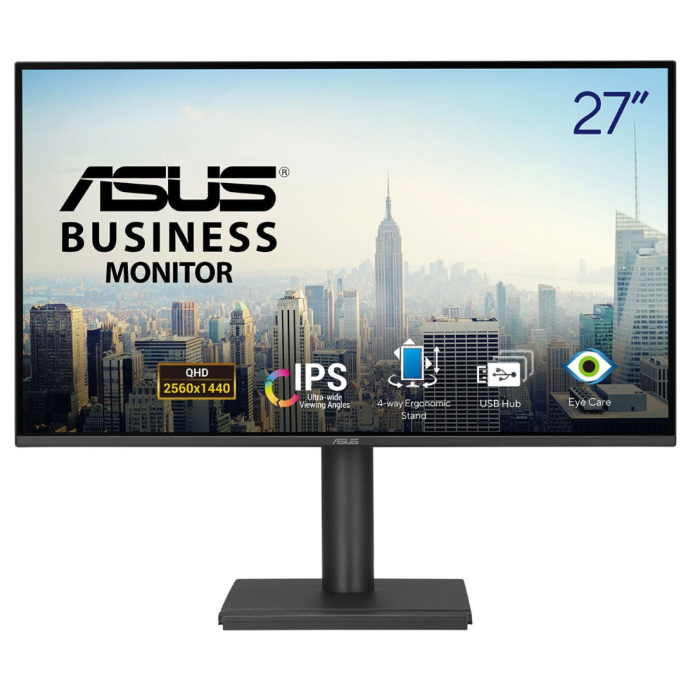 MONITOR ASUS LED 27" Wide BE27AQ IPS 2560x1440 5ms 350cd/m²1000:1 2x2W MM Reg.H PIVOT HDMI DP 90LM03I1-B01171 ASUS