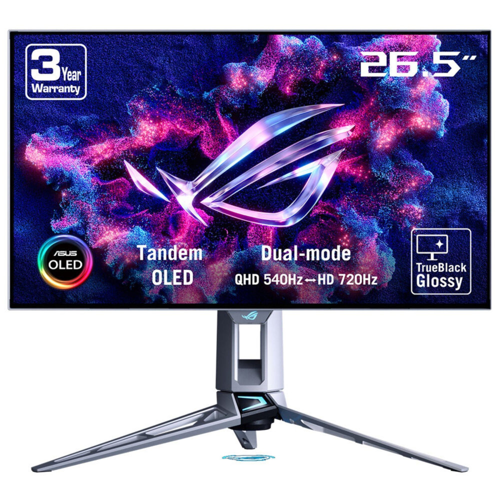 MONITOR ASUS 27" ROG Swift OLED PG27AQWP-W Wide 2560x1440 540HZ 450cd/m² 1.500.000:1 PIVOT Reg.H 2HDMI DP 90LM0CF2-B01971 ASUS