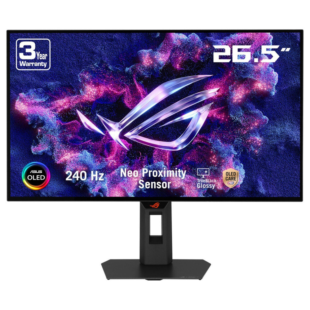MONITOR ASUS LED 26.5" Wide ROG Strix OLED XG27AQDMGR 2560x1440 240hz 1300cd/m² 1.500.000:1 PIVOT Reg.H 2HDMI DP 90LM0CC0-B01171