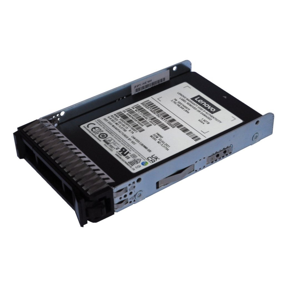ThinkSystem 2.5" Multi Vendor 1.92TB Read Intensive SATA 6Gb HS SSD v2 - 4XB7A90875 4XB7A90875 LENOVO