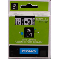 DYMO Nastro Nero su trasparente