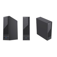 CASE MINI-TOWER NO PSU BK MICROATX/ITX 2*USB2 2*USB3 1*TYPEC