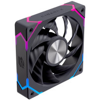 VENTOLA PER CASE CASE 120MM RGB BK OTTIMIZZATA PER CASE AIRFLOW BLACK