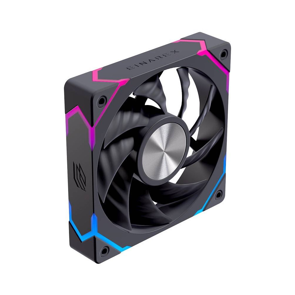 VENTOLA PER CASE CASE 120MM RGB BK OTTIMIZZATA PER CASE AIRFLOW BLACK