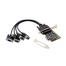 SCHEDA PCI-E 4 SERIALI RS232 DB9