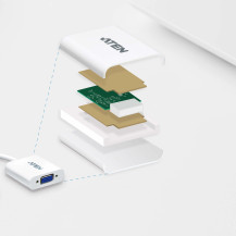 ATEN Adattatore da DisplayPort a VGA