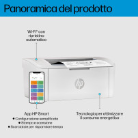 HP LaserJet M110w Wireless Bianco e nero Stampante