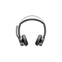 HP Poly Voyager Focus 2 Microsoft Teams Certified USB-C-C Headset +USB-C/A Adapter +Charging Stand