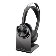 HP Poly Voyager Focus 2 USB-C-C Headset +USB-C/A Adapter +Charging Stand