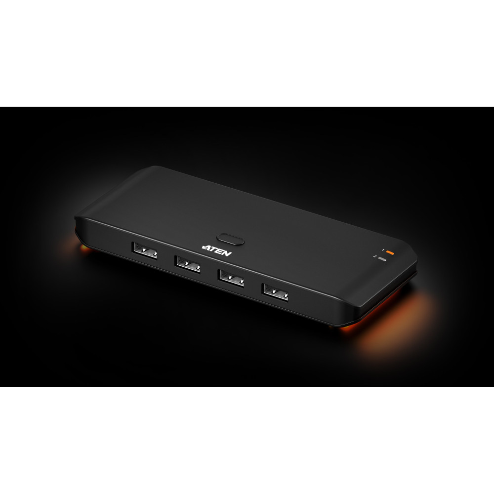ATEN Switch di condivisione USB 2.0 2 x 4