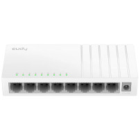 CUDY FS108D - SWITCH 8 PT 10/100 MBPS - METAL SWITCH CUDFS108D