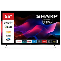 SHARP 55HM5246E - 55"" SMART TV QLED 4K - FRAMELESS - HDR - AUDIO HARMAN KARDON - IT SHA55HM5246E