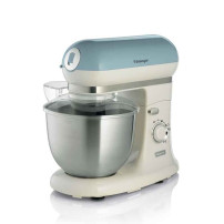 ARIETE ARIETE IMPASTATRICE VINTAGE CELESTE (1588/05) - TAZZA ACCIAIO INOX 5,5 L - 7 VELOCITA'' + PULSE - 2400W ARI1588BL