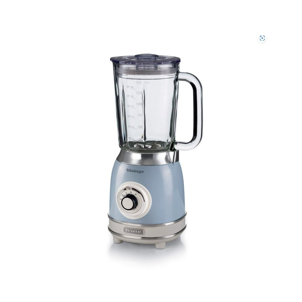 ARIETE FRULLATORE VINTAGE CELESTE (0583/05) - 1,5L - 4 VELOCITA'' + PULSE - TRITAGHIACCIO - 1000W ARI0583/05