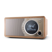 SHARP DR-450(BR) - RADIO DIGITALE - DAB/DAB+ - LCD MONOCROMATICO - 6W - BLUETOOTH - CHASSIS IN LEGNO - MARRONE SHADR450BR