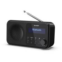 SHARP DR-P420(BK) - RADIO DIGITALE PORTATILE - DAB/DAB+ - LCD MONOCROMATICO - BLUETOOTH 5.0 - BLACK SHADRP420BK