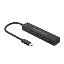 CONCEPTRONIC CTC4USB3 - HUB USB-C 4-PT USB-A 3.0 CON AUDIO JACK CONCTC4USB3