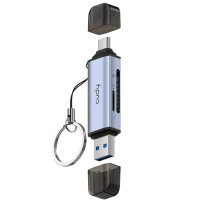 CUDY UH200 - CARD READER USB-A / USB-C 2 IN 1 CUDUH200