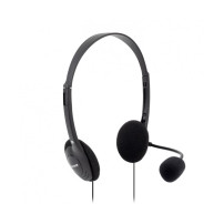 VULTECH HS-01 REV. 2.2 - CUFFIE CON MICROFONO E CON DOPPIO JACK 3,5MM E ADATTATORE VULHS-01