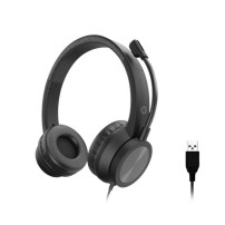 CONCEPTRONIC POLONA05B - CUFFIE OVEREAR - MICROFONO NOISE CANC. - CONTROLLO VOLUME - USB-A CONPOLONA05B