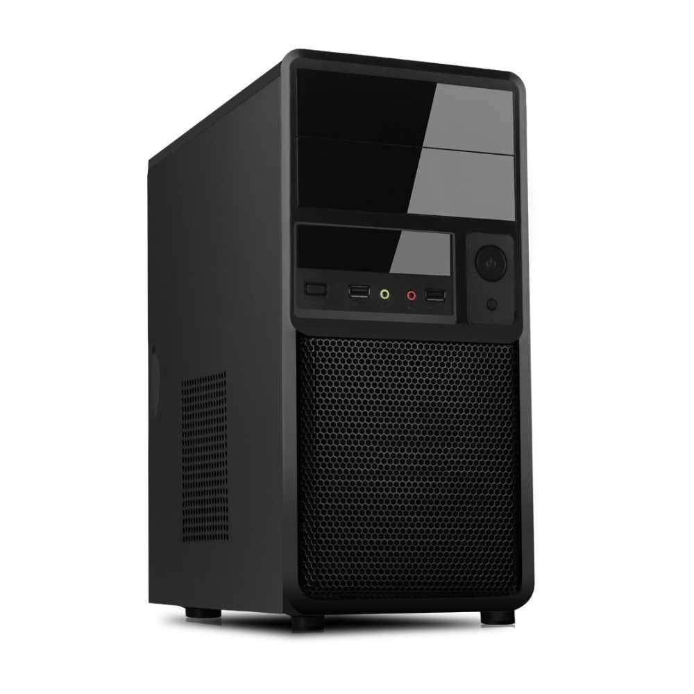 CASE ITEK MICRO ATX MINI TOWER "SPIDER" 500W USB3, BK MESH - ITM89BM ITM89BM ITEK