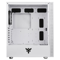 CASE ITEK M.TOWER "VERTIBRA S210W" GAMING  2*USB3, 12cm fan ARGB, Trasp Wind, WHITE EDITION -  ITGCAVS210W ITGCAVS210W ITEK