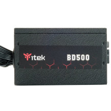 ALIMENTATORE ITEK BD500 500W ATX VENTOLA HTB 12CM - ACTIVE PFC - 80PLUS BRONZE, ITPSEBD500 ITPSEBD500 ITEK