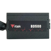 ALIMENTATORE ITEK BD500 500W ATX VENTOLA HTB 12CM - ACTIVE PFC - 80PLUS BRONZE, ITPSEBD500 ITPSEBD500 ITEK