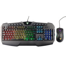 KIT TASTIERA+MOUSE ITEK "T20" MEMBRANA, RGB, MULTIMEDIALE, SW, USB - ITKMGMMT20 ITKMGMMT20 ITEK