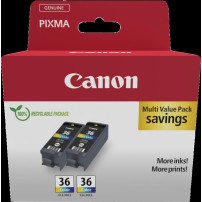 Canon CLI-36 Multipack differenti colori (1511B025)