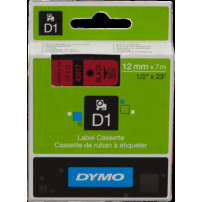DYMO Nastro Nero su rosso