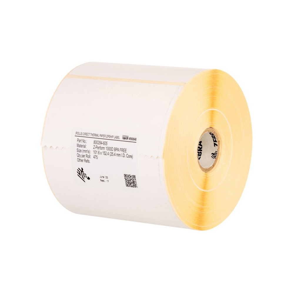ETICHETTE ZEBRA Z-PERFORM CONF 4PZ 105 MM WIDTH X 148 MM LUNGHEZZA