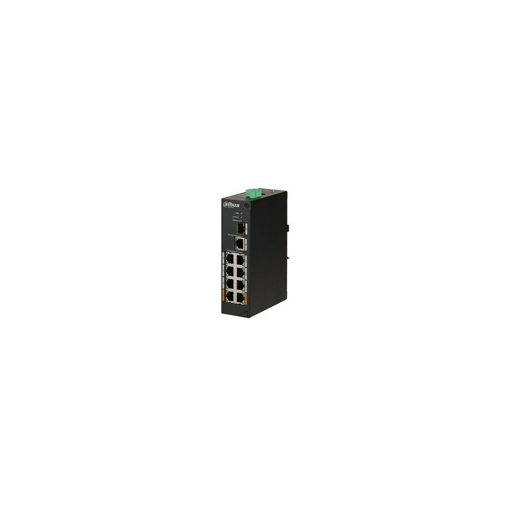 SWITCH 8P POE +1P SFP +1P GBIT V2 UNMANAGED - INDUSTRIALE DAHUA
