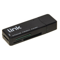 MINI LETTORE SCHEDE USB 3.0 BK MICRODSD/SD/MMC/MS/MSPRO/MSDUAL