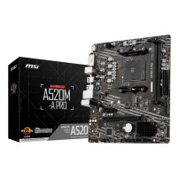 MB MSI A520M-A PRO AM4 RYZEN NO VGA 2D4 4S3 6U32 4U2 1M.2 RAID GLAN D/H