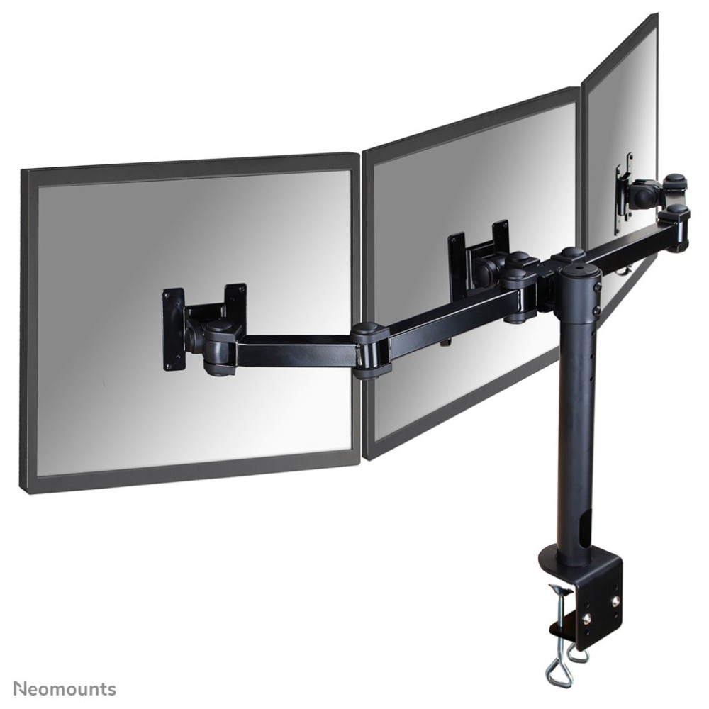 STAFFA TV/MONITOR DA TAVOLO MORSA DIMENSIONI DA 13 A 27 3 MONITOR