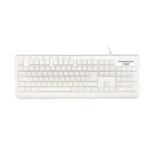 TASTIERA USB MULTIMEDIA PURE TA108 WH 113 TASTI PLUG&PLAY ADJ