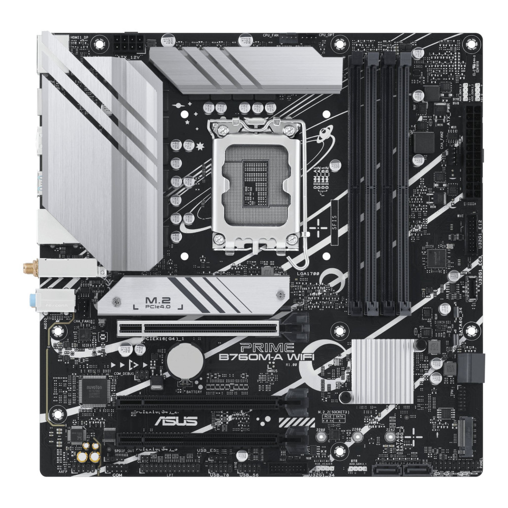 MB ASUS PRIME B760M-A WIFI S1700 4D5 4S3 2M.2 GBL U3.2 DP/2HDMI