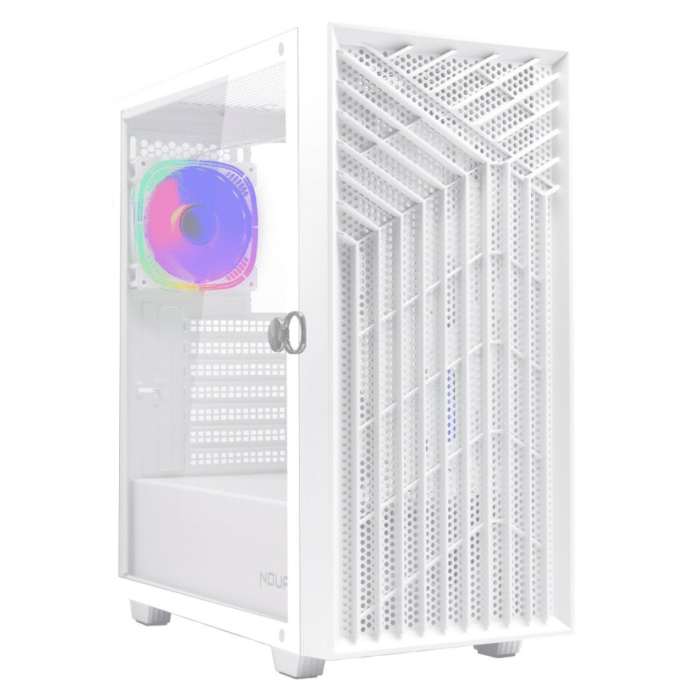 CASE MATX NO PSU DIAMOND C112 1U3 1U2 1*FANARGB VETRO WHITE