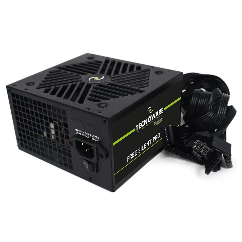 ALIMENTATORE 750W 12CM FREE SILENT 4*SATA 2*MOLEX TOGHETER ON