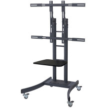 STAFFA  PAVIMENTO PER TV 37-100 LOAD 125KG 800X600 PIANO E RUOTE