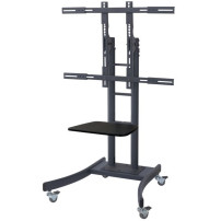 STAFFA  PAVIMENTO PER TV 37-100 LOAD 125KG 800X600 PIANO E RUOTE