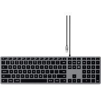 TASTIERA SLIM USB-C W3 - SPACE GRAY - ITA X APPLE