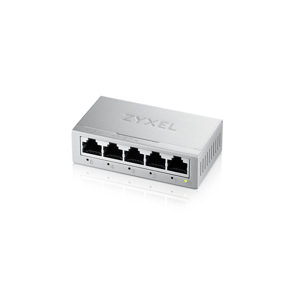 SWITCH 5P GIGABIT ZYXEL METAL CASE 10 GBPS UNMANAGED 5X10/100/1000