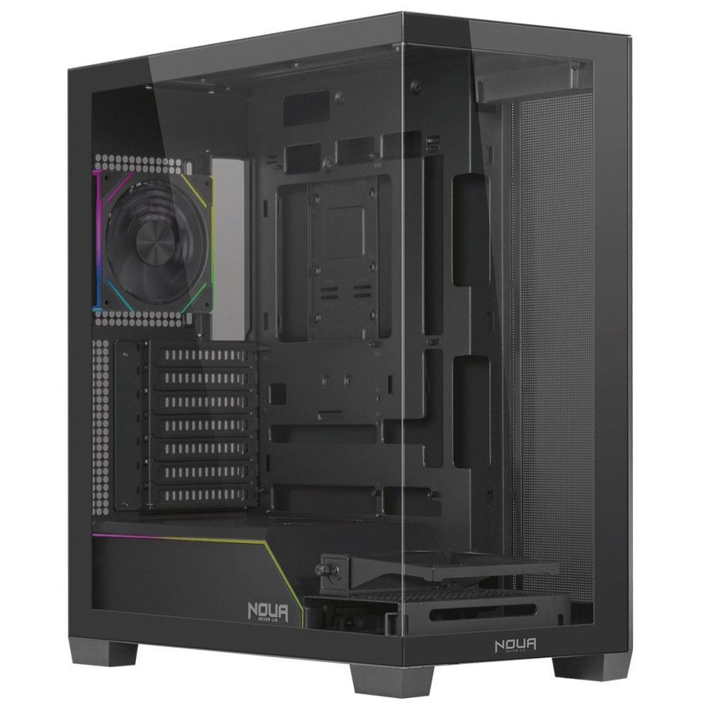 CASE ATX GAMING NO PSU IRON VK120 2USB3 1USBC 1FAN RGB VETRO