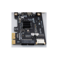 PCIE EXPANSION CARD PH61 CASE ADJ USB3.0X1 + USB3.2 GEN2X1
