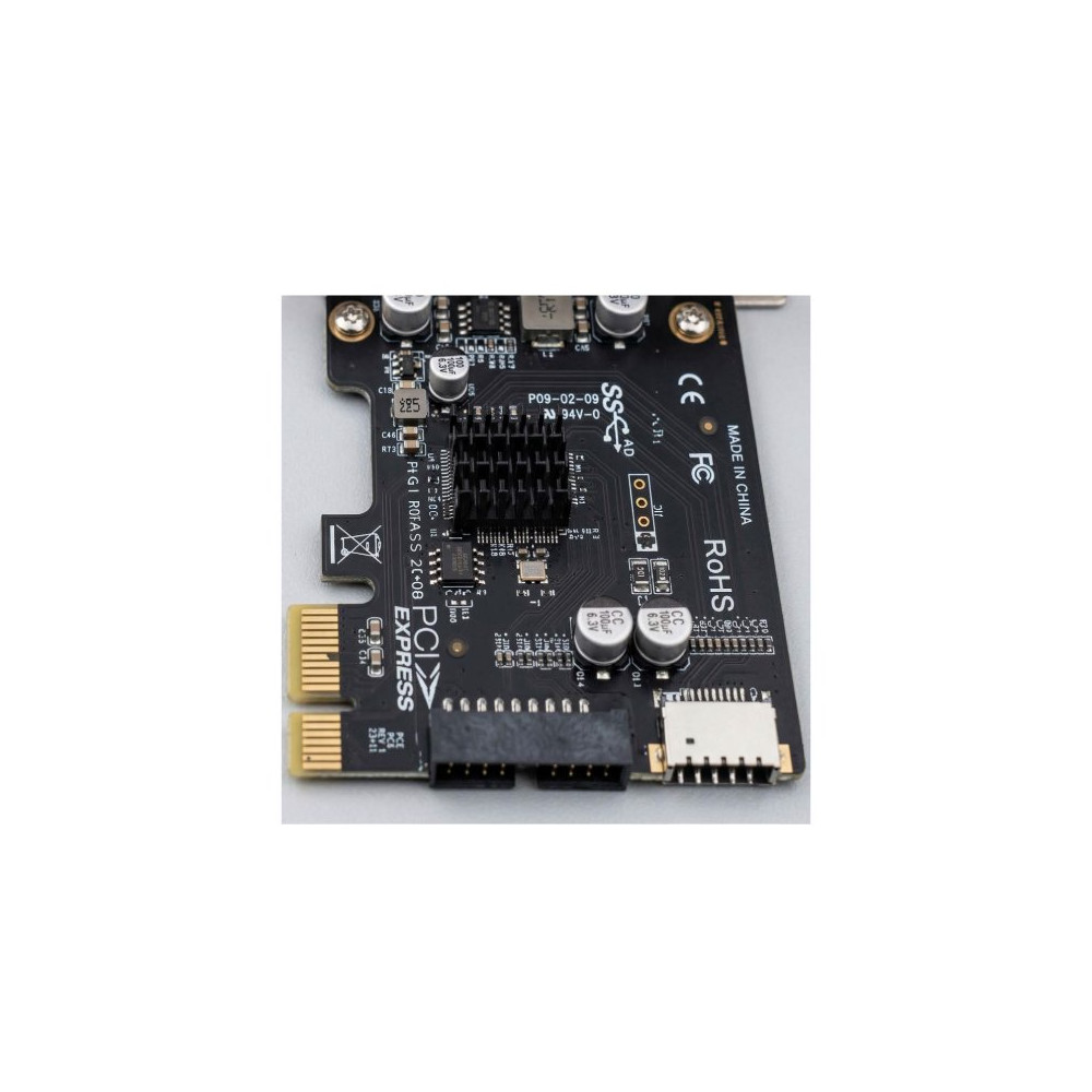 PCIE EXPANSION CARD PH61 CASE ADJ USB3.0X1 + USB3.2 GEN2X1