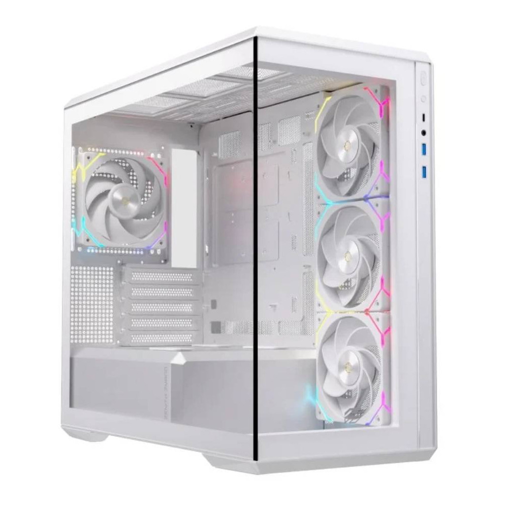 CASE MICROATX GAMING Z800RGBWH MATX RGB BK  GAMING 4 X RGB FANS
