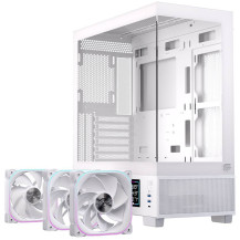 CASE ATX GAMING S501D RGB WHITE ATX RGB BK  GAMING 3 X RGB FANS